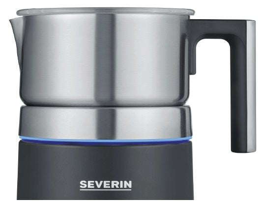 Severin Milchaufschäumer Spuma 700 Plus – 700 ml, 500 W, spülmaschinenfest – schwarz/edelstahl