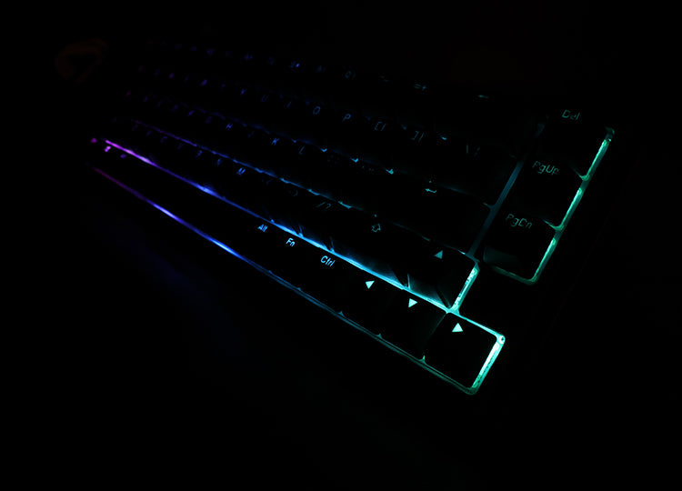 Ducky ONE 2 SF – Tastatur 60% – Mechanisch (Cherry MX Black) – RGB – Verkabelt, USB-C – QWERTZ (CH)