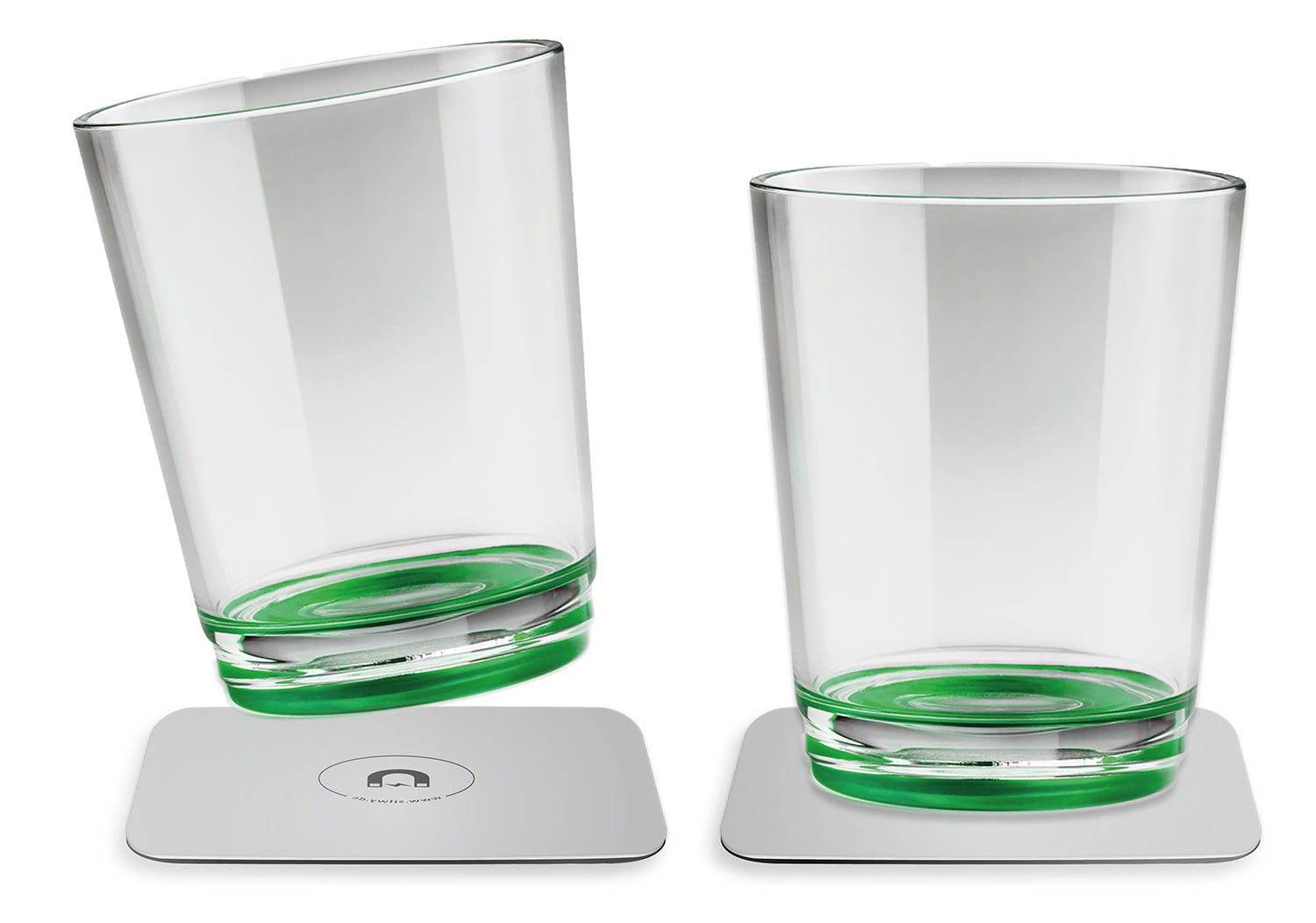 Silwy Trinkbecher S025-0504-2 – 2er Set, 250 ml, 8,2 × 10,0 cm, Kunststoff (Tritan), Grün