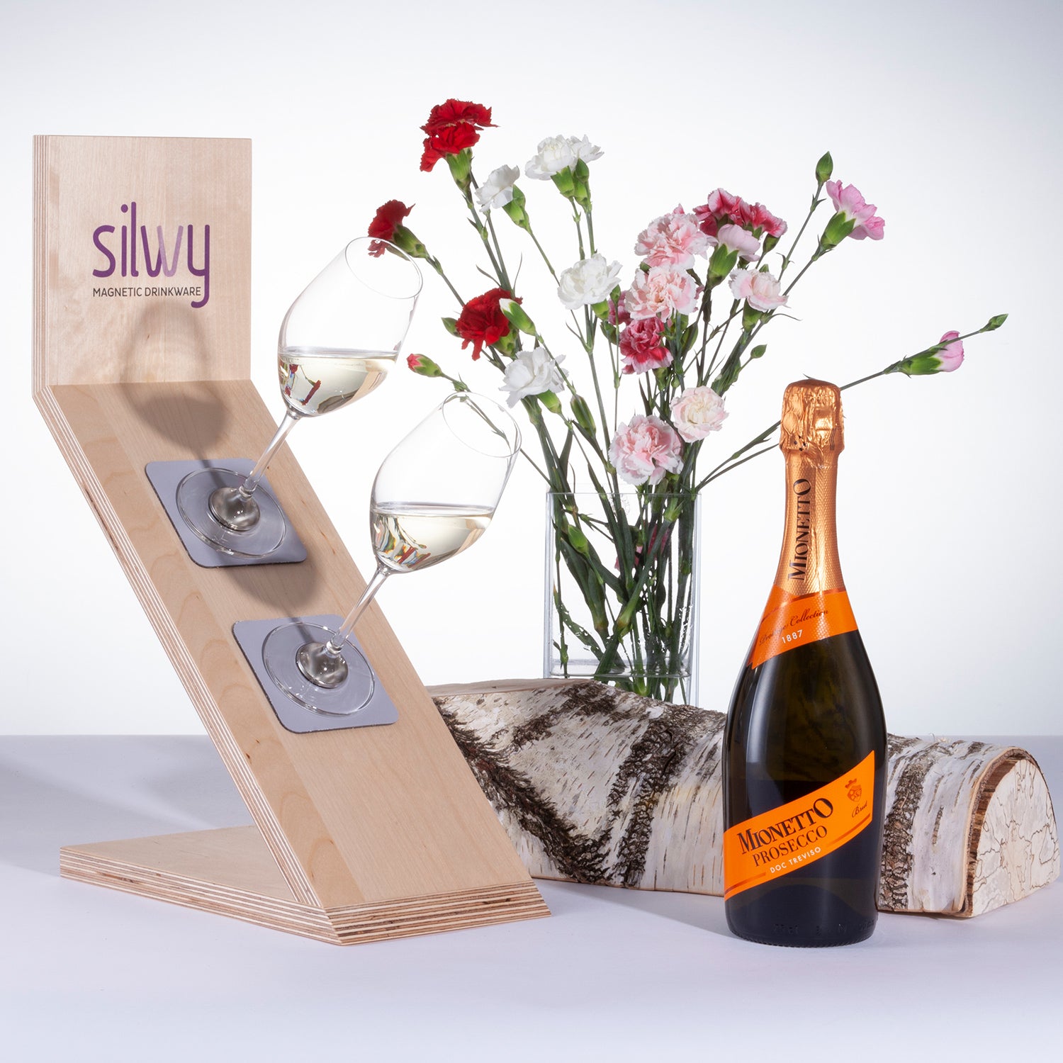 Silwy Champagnerflöte – 2er Set, 200 ml, Kristallglas, Transparent