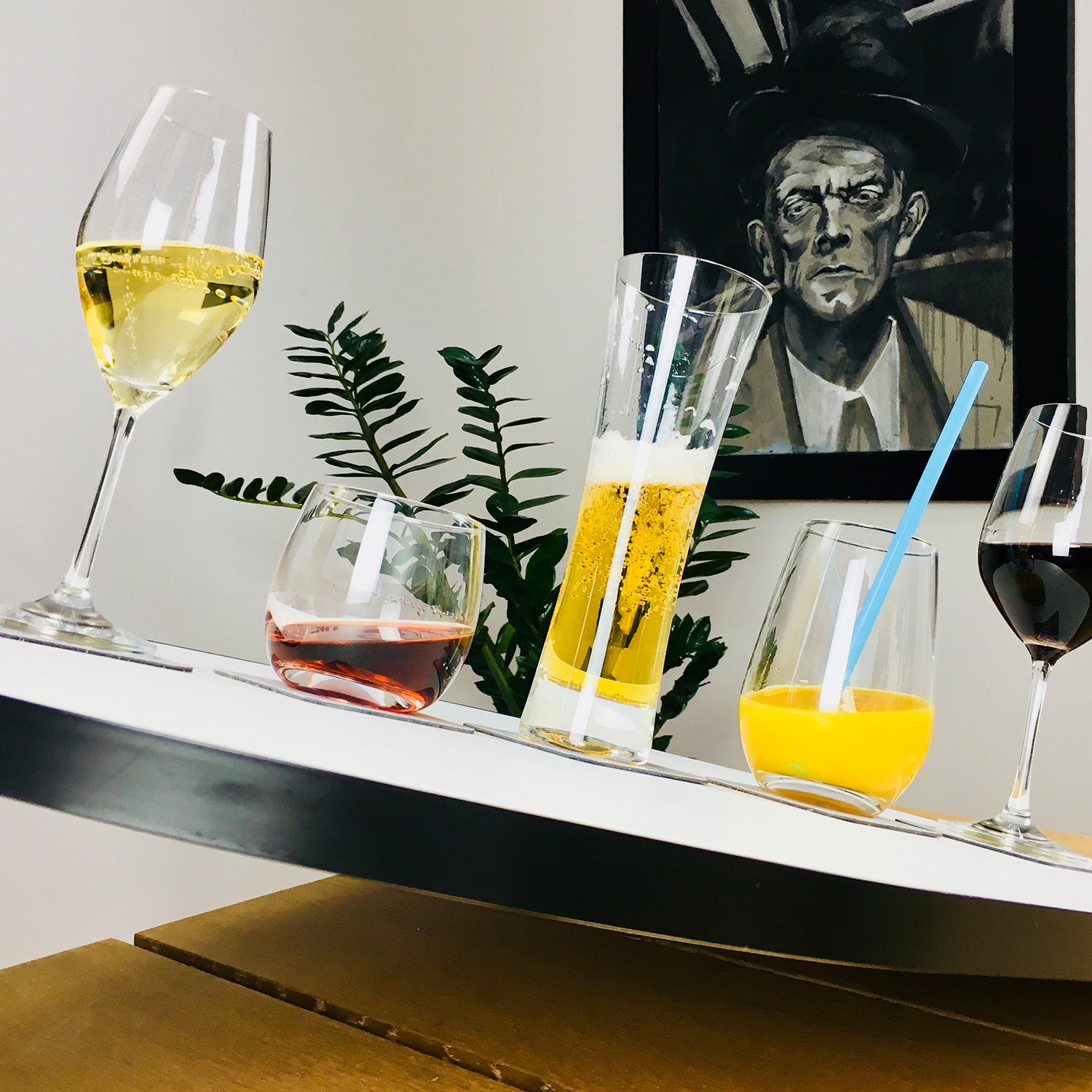 Silwy Champagnerflöte – 2er Set, 200 ml, Kristallglas, Transparent
