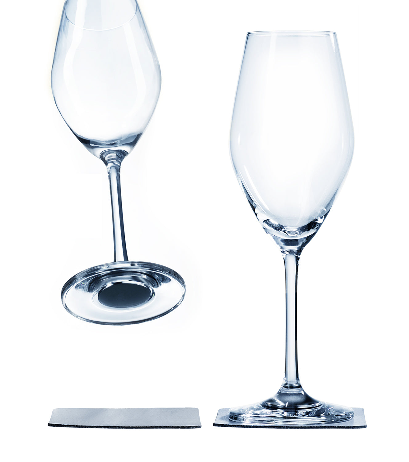 Silwy Champagnerflöte – 2er Set, 200 ml, Kristallglas, Transparent