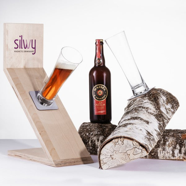 Silwy Bierglas – 0,33 l, Kristallglas, Transparent, 2-teilig