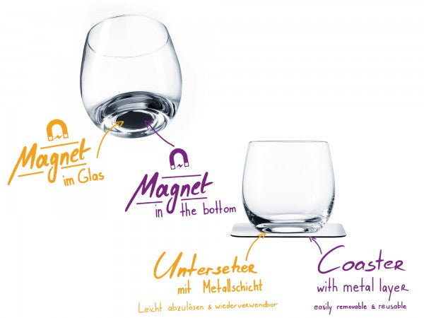 Silwy Whiskyglas – 2er Set, 250 ml, Kristallglas, Transparent