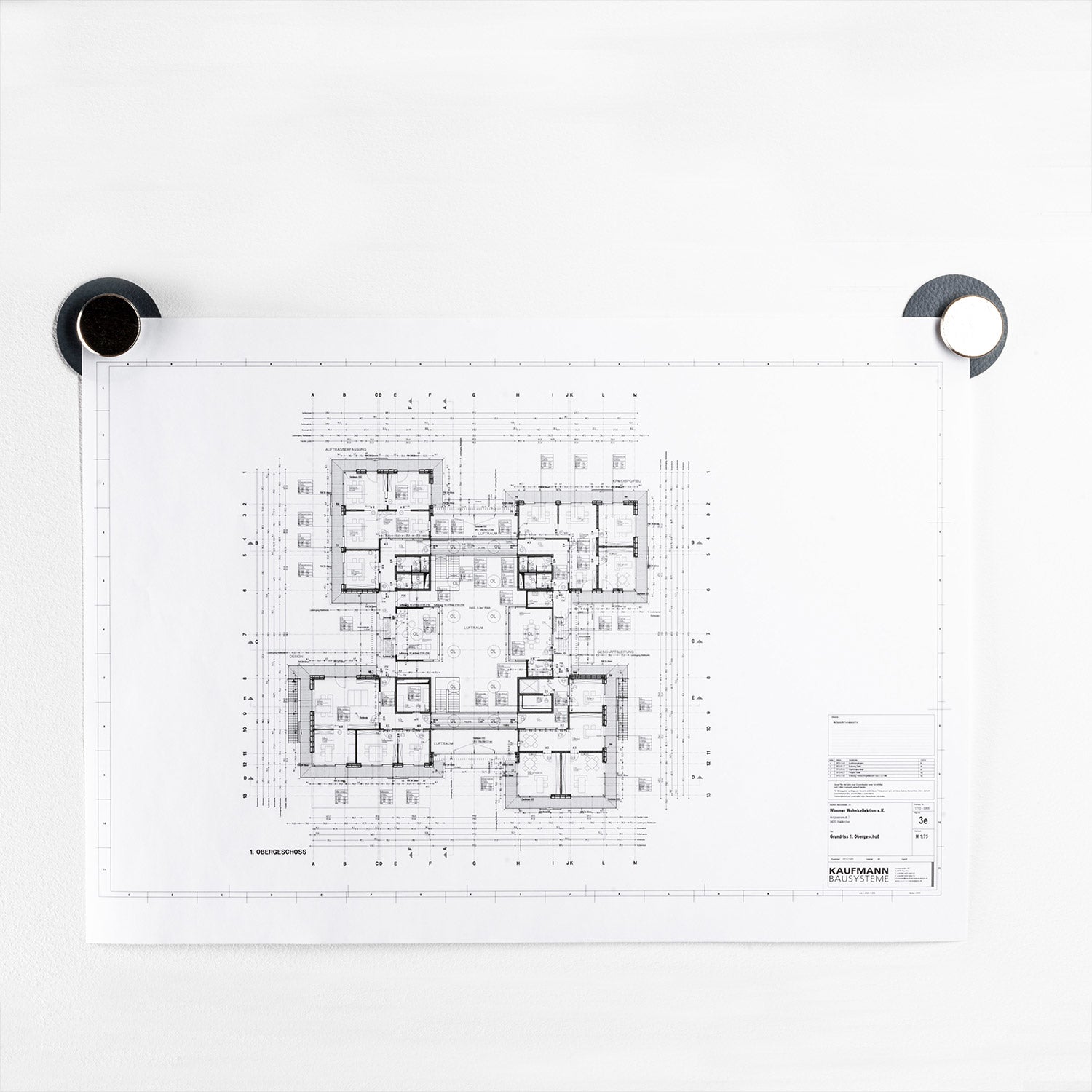 Silwy Montagepad – 50 × 50 mm, weiss, bis 0,08 kg, für Glas, Innen