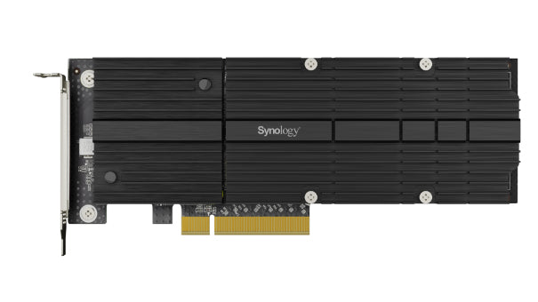 Synology M2D20 PCIe-Erweiterungskarte – 2× M.2 NVMe, PCIe 3.0 x8, Full-/Low-Profile, für Synology NAS