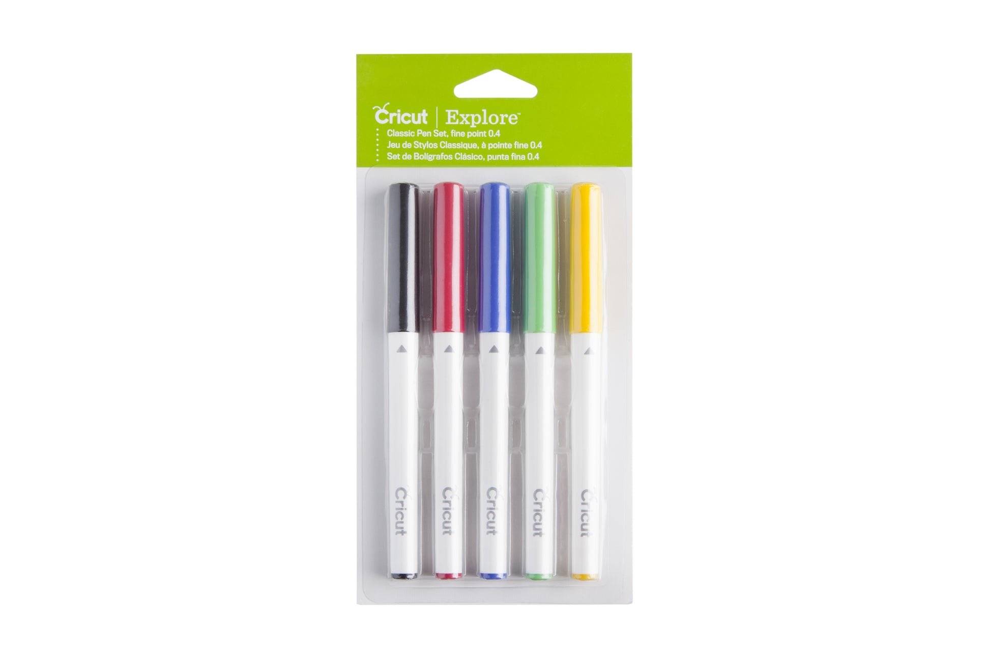 Cricut Fineliner – 5er-Set 0,4 mm – 5 Farben, sortiert – für Cricut Maker und Explore