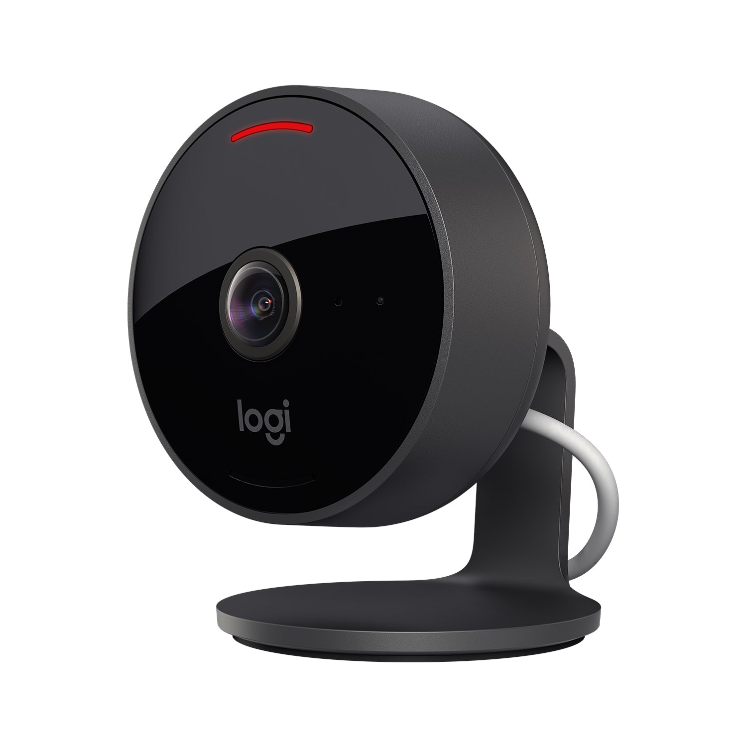 Logitech Circle View Sicherheitskamera – 1080p, Reichweite 5 m, IP64, Graphit