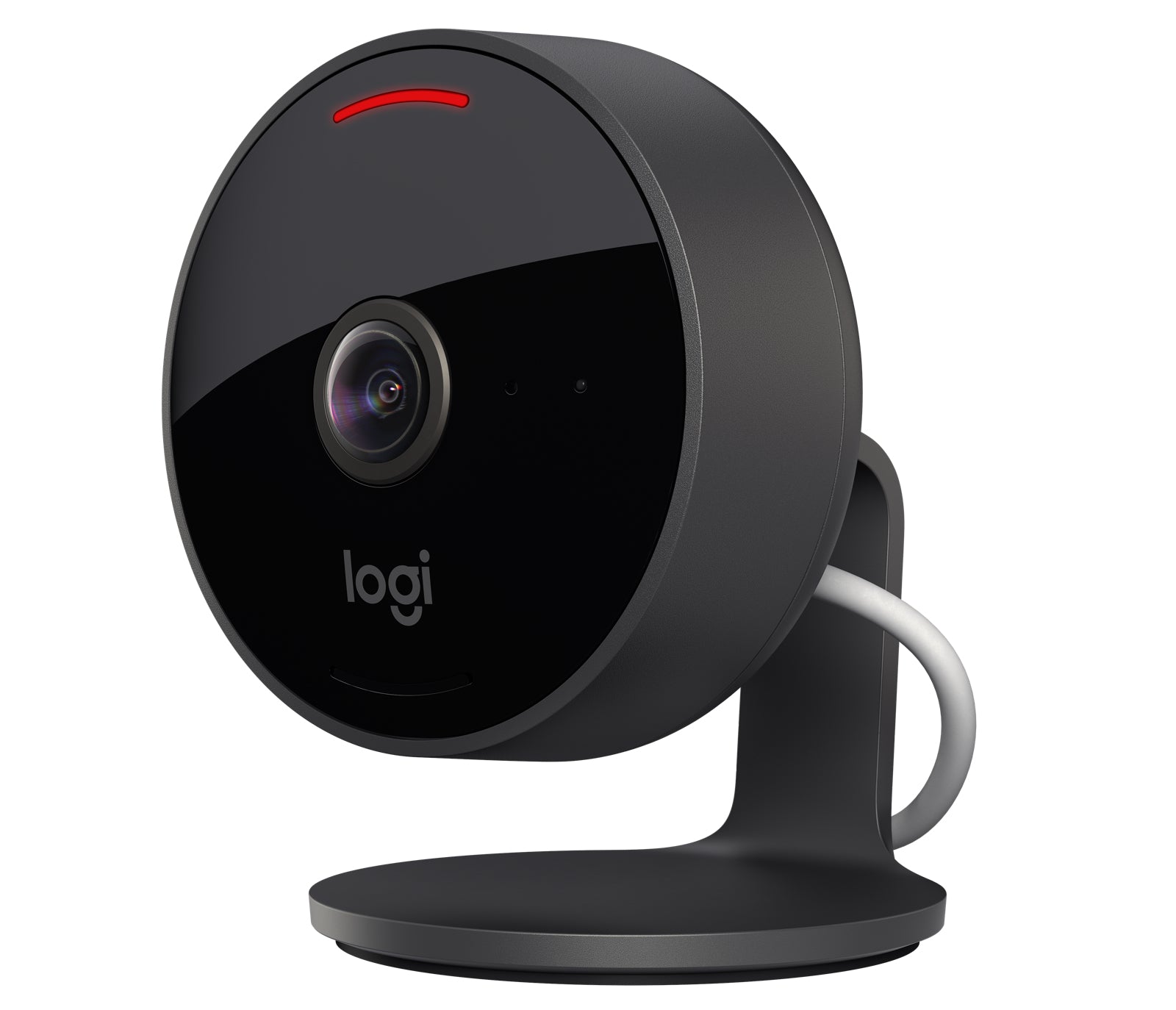 Logitech Circle View Sicherheitskamera – 1080p, Reichweite 5 m, IP64, Graphit