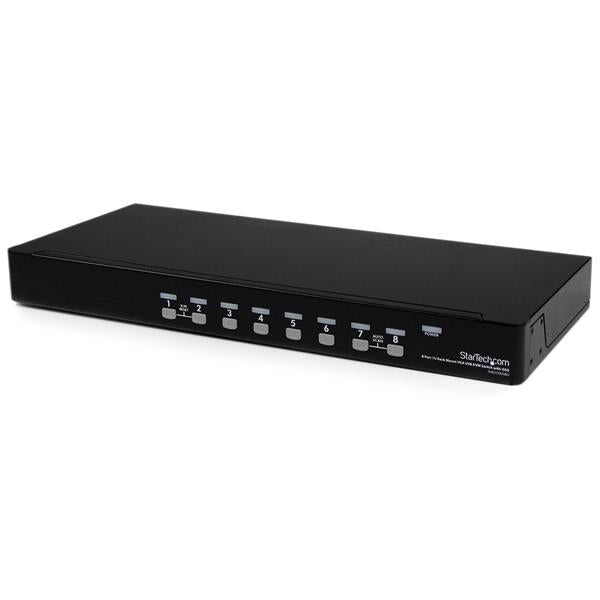 StarTech.com 8-Port VGA KVM-Switch – 1920 × 1440, USB-Hub, Rack 1U
