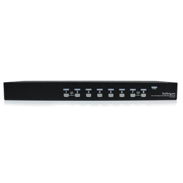 StarTech.com 8-Port VGA KVM-Switch – 1920 × 1440, USB-Hub, Rack 1U