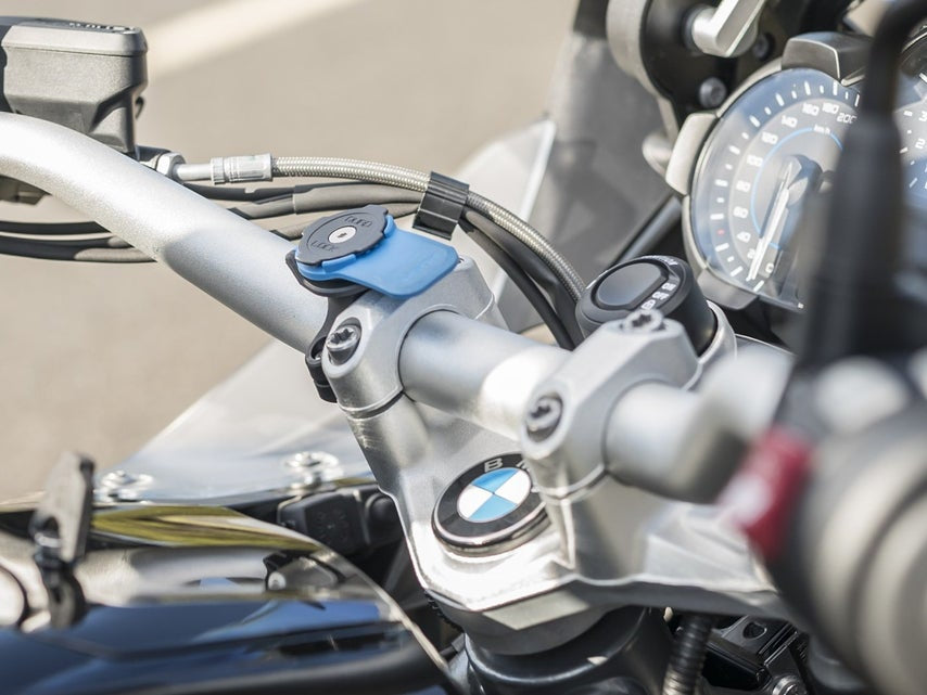 Quad Lock QLM-HBR – Fahrrad-/Motorrad-Halterung – Lenker – für Smartphones (Universal) – Schwarz/Blau