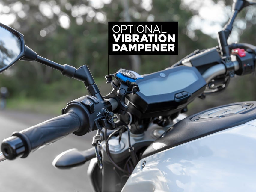 Quad Lock QLM-HBR – Fahrrad-/Motorrad-Halterung – Lenker – für Smartphones (Universal) – Schwarz/Blau