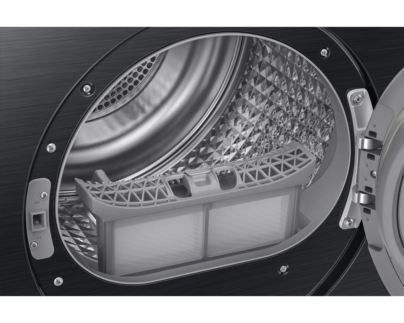Samsung Wäschetrockner DV7400 – 9 kg, Wärmepumpe, Energieeffizienzklasse A – Schwarz