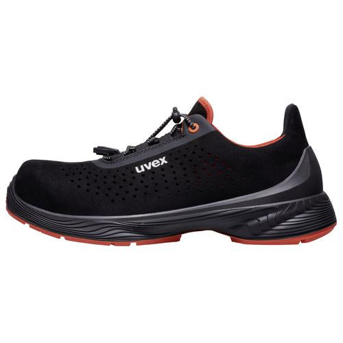 Uvex 1 G2 Sicherheits-Halbschuh S1 SRC – schwarz/orange – Grösse 43, Weite 11