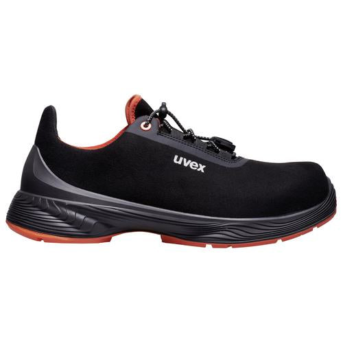 Uvex 1 G2 Sicherheits-Halbschuh S2 SRC – schwarz/orange – Grösse 42, Weite 11