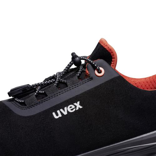Uvex 1 G2 Sicherheits-Halbschuh S2 SRC – schwarz/orange – Grösse 42, Weite 11