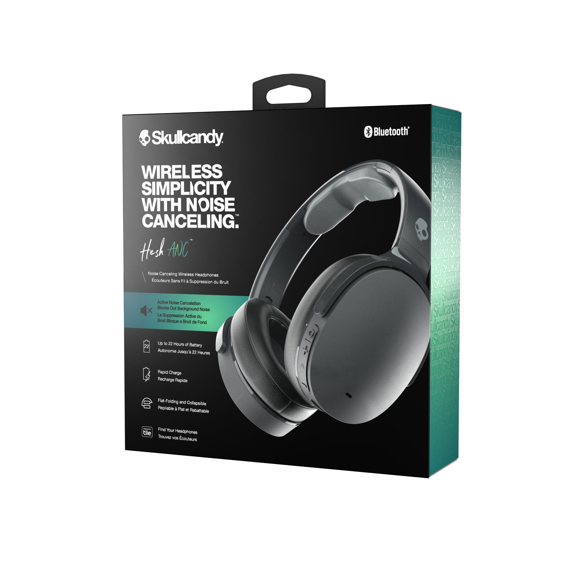 Skullcandy Hesh ANC – Over-Ear Headset – Bluetooth, ANC – Schwarz – bis 22 h