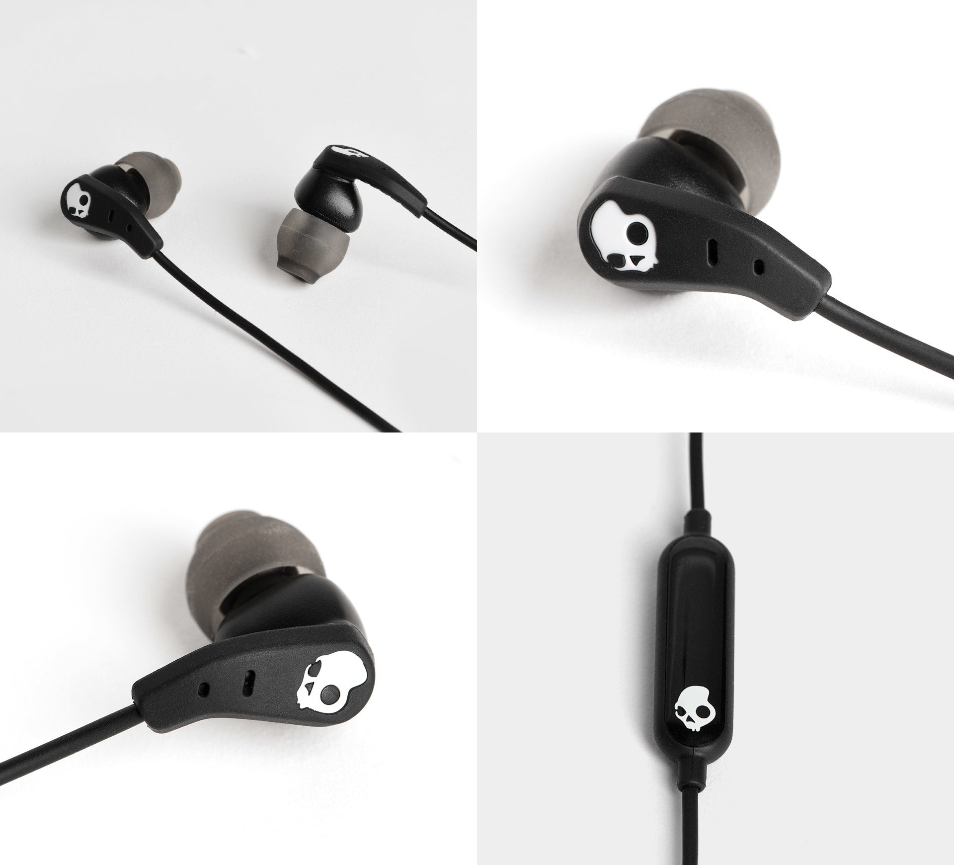 Skullcandy Set – In-Ear Headset – USB-C, mit Mikrofon, Inline-Fernbedienung, IPX4 – Schwarz