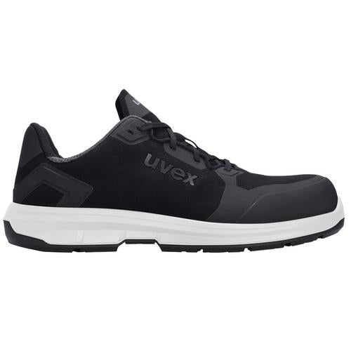 Uvex 1 sport Sicherheits-Halbschuh S3 SRC – schwarz/grau – Grösse 38, Weite 11