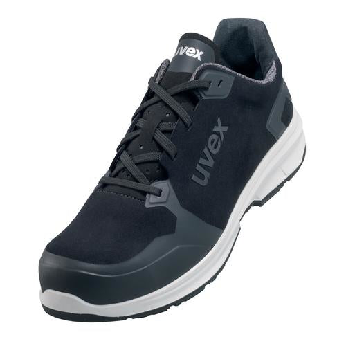 Uvex 1 sport Sicherheits-Halbschuh S3 SRC – schwarz/grau – Grösse 38, Weite 11