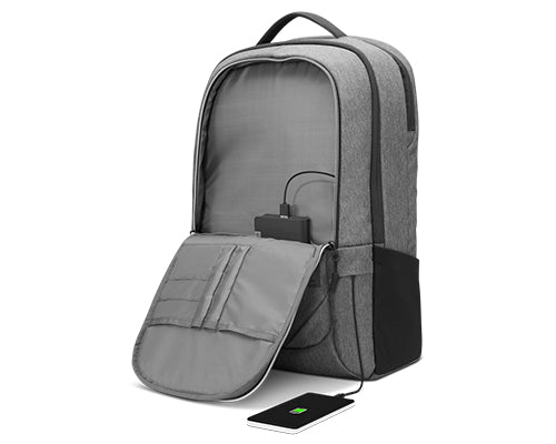 Lenovo Notebook-Rucksack bis 17,3" – 3 Fächer, wasserfest – Anthrazit/Grau