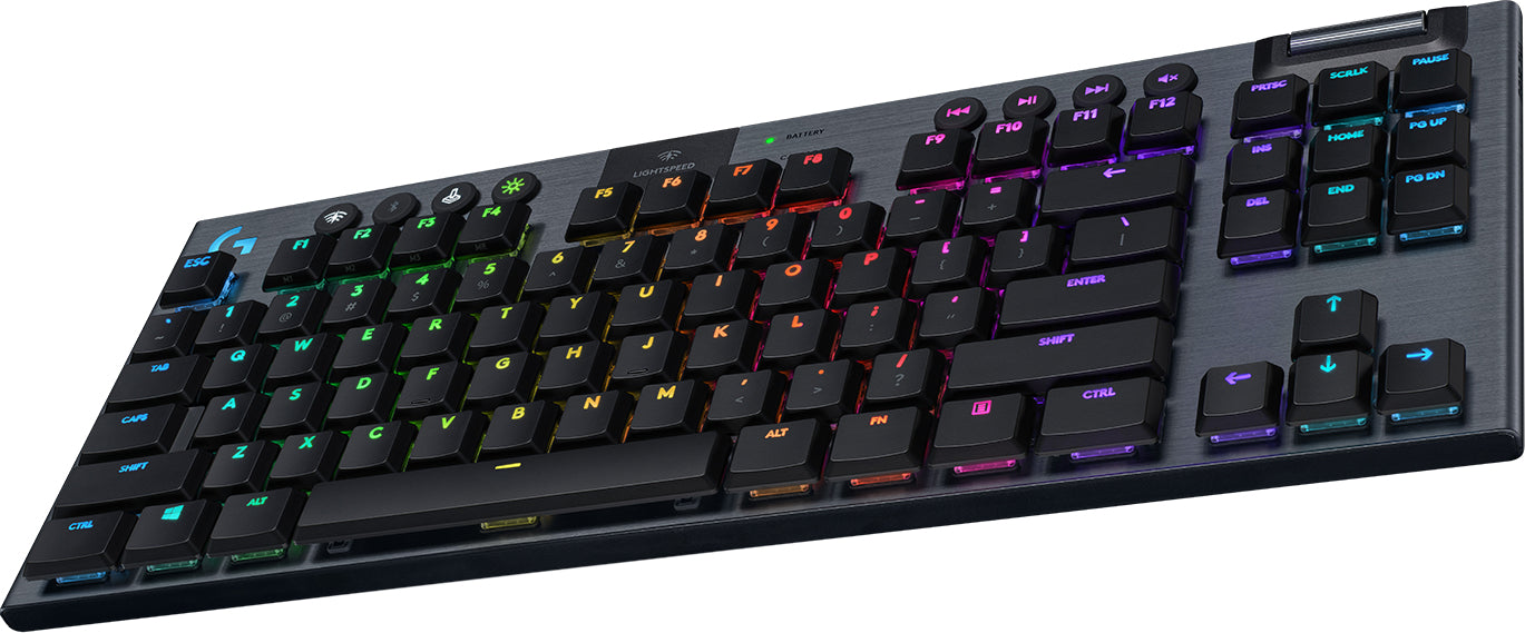 Logitech G G915 TKL – Gaming-Tastatur TKL – mechanisch, RGB – Bluetooth & 2,4 GHz (USB-A) – QWERTY (Nordisch)