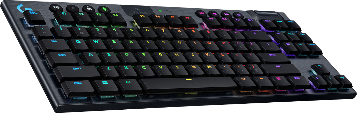 Logitech G G915 – Gaming-Tastatur TKL – Mechanisch (GL) – 2,4 GHz USB-A (Empfänger) – AZERTY (FR) – RGB