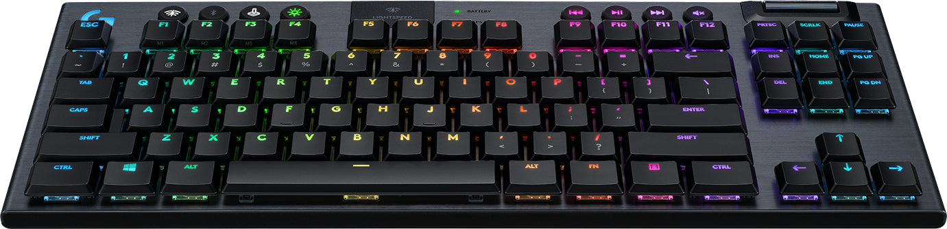 Logitech G G915 – Gaming-Tastatur TKL – Mechanisch (GL Tactile), RGB – Kabelgebunden, USB – QWERTZ (DE)