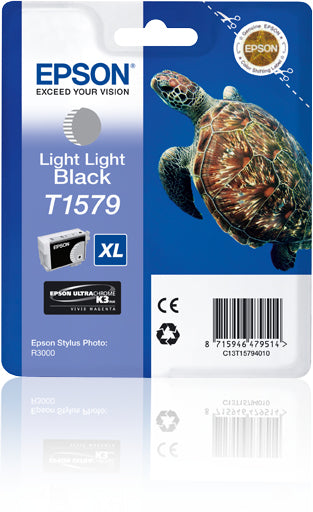 Epson Tintenpatrone – T1579, Light Light Black, Stylus Photo R3000