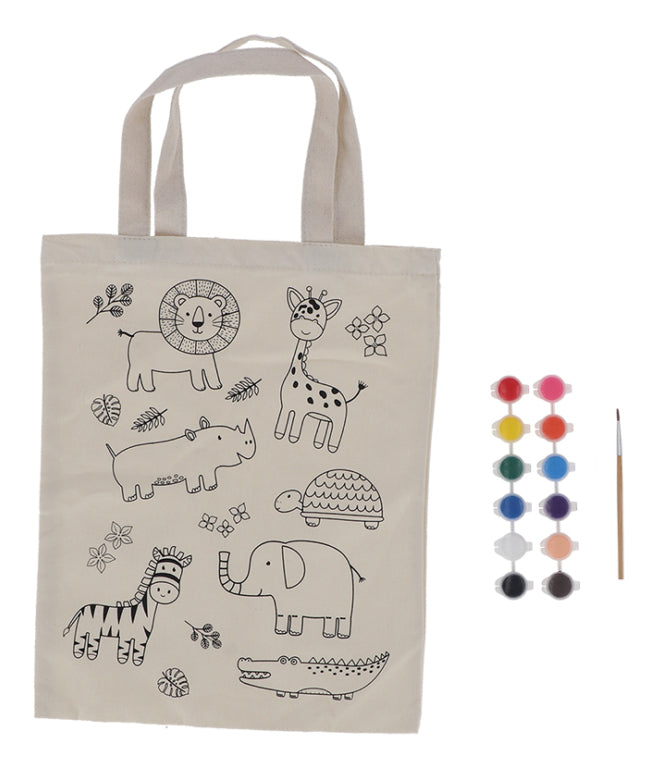 Esschert Design Stofftasche, Polyester, Polypropylen, Beige, 290×365×50 mm