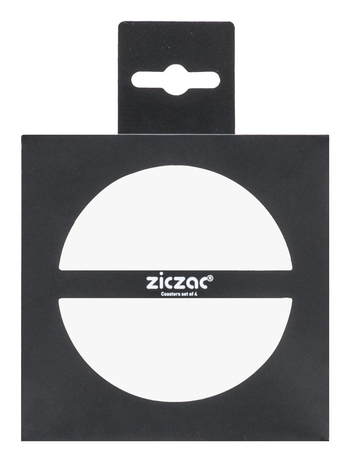 Tiseco Untersetzer TOGO – 4er Set, Ø 10,0 cm, Kunststoff (PVC), Weiss, für Glas