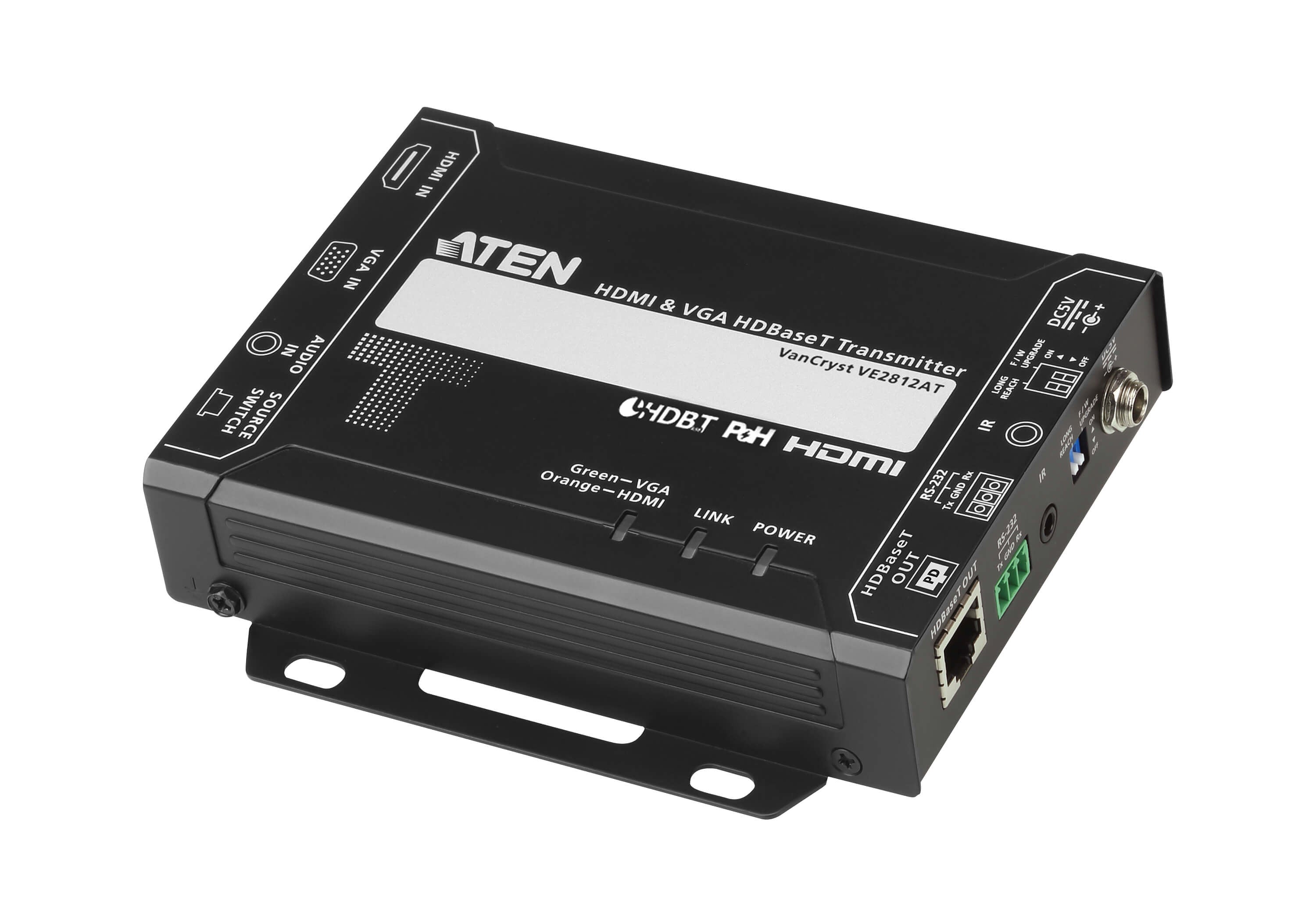 ATEN VE2812AT – HDBaseT-Transmitter, HDMI/VGA, PoE, 4K bis 150 m