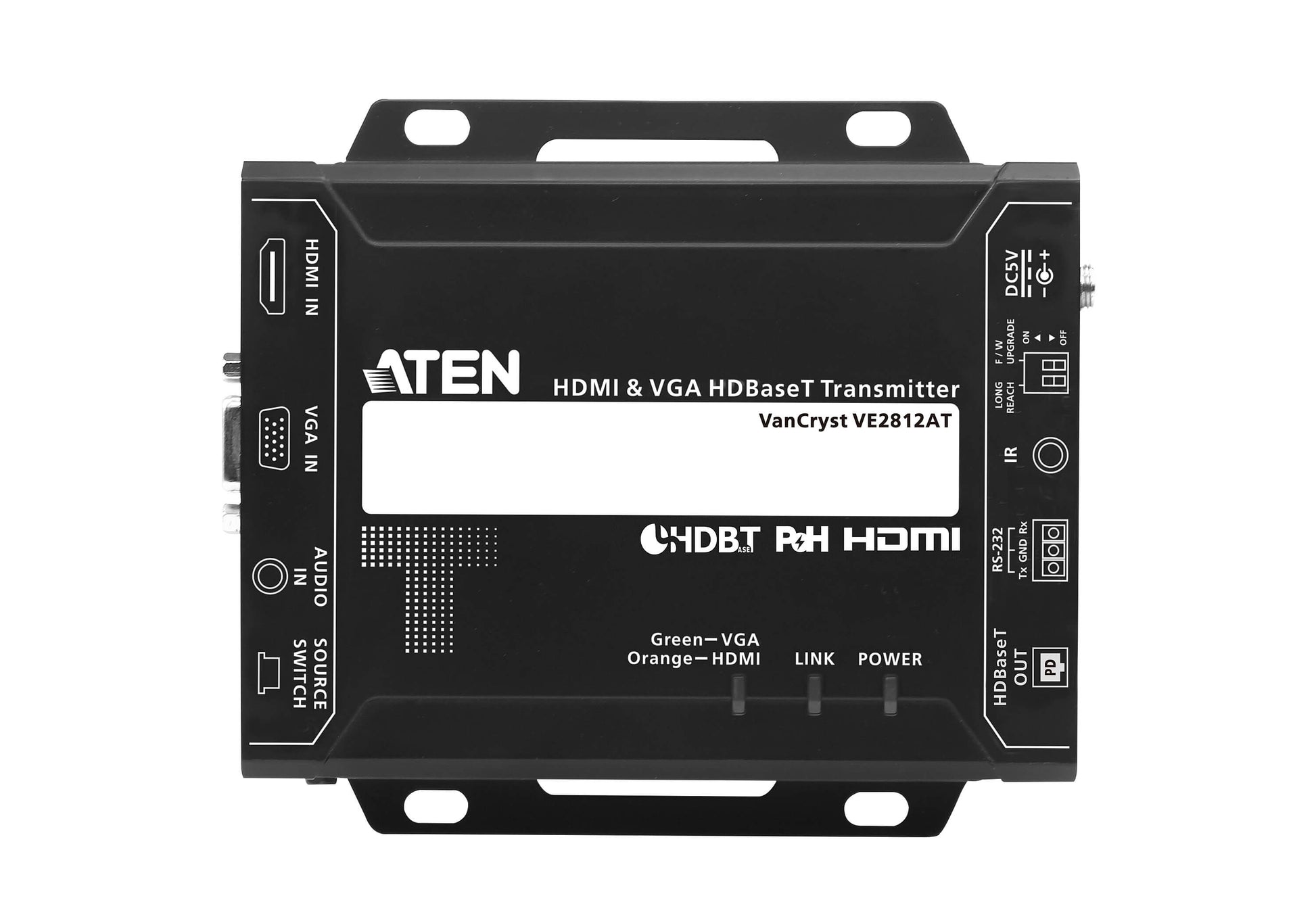 ATEN VE2812AT – HDBaseT-Transmitter, HDMI/VGA, PoE, 4K bis 150 m