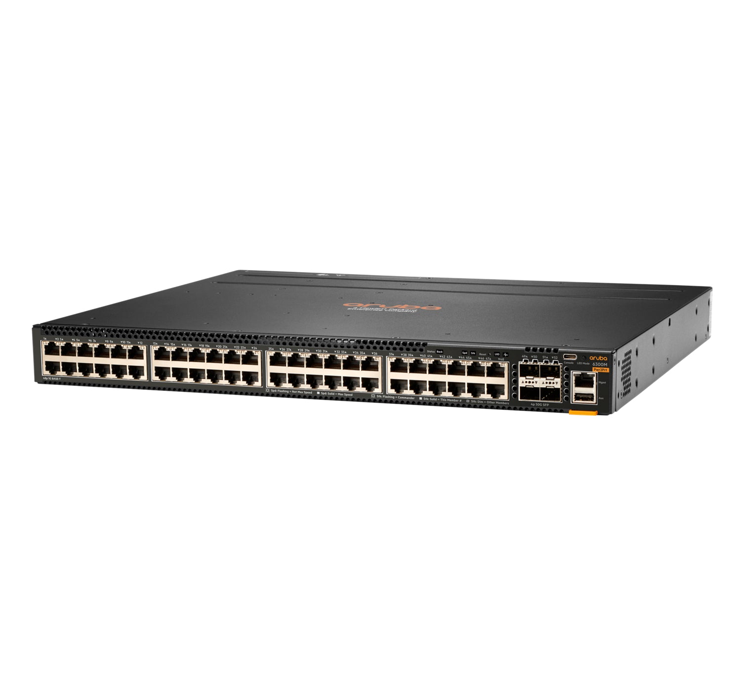 HPE Aruba CX 6300M 48G – Managed Switch – 48×GbE, 4×SFP56, L3, 1U