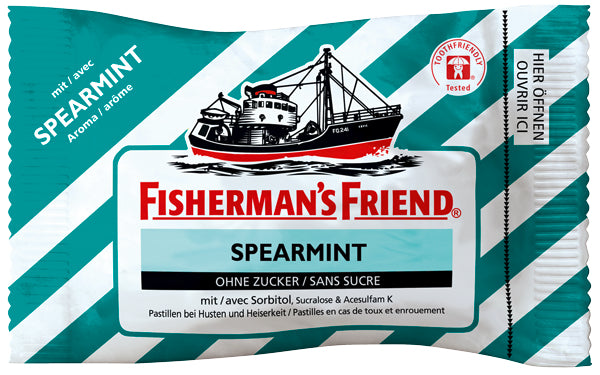 Fisherman-s Friend Lutschbonbons – Spearmint, zuckerfrei – 25 g