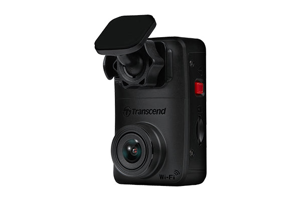 Transcend DrivePro 10 – Dashcam, 1080p60, 140° Blickwinkel, GPS, WDR, schwarz, inkl. 64 GB MicroSD