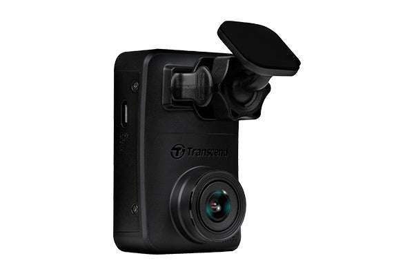 Transcend DrivePro 10 – Dashcam, 1080p60, 140° Blickwinkel, GPS, WDR, schwarz, inkl. 64 GB MicroSD