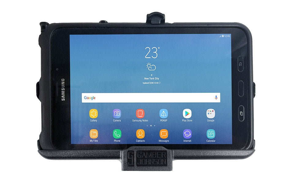 Gamber-Johnson Tablet-Tischhalterung für Galaxy Tab Active2 – 24 V Eingang