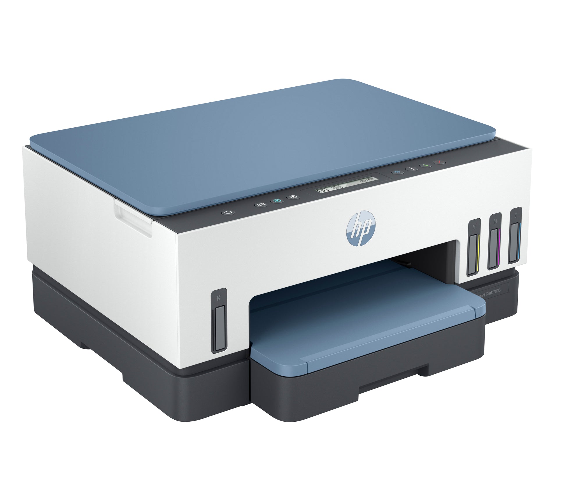 HP Smart Tank 7006e – Farbiges Tintenstrahl-MFP A4, 3-in-1 – USB/WLAN – Duplex – 15 ppm S/W, 9 ppm Farbe