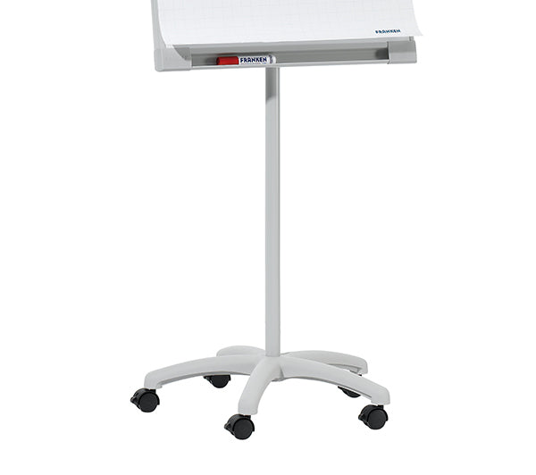 Franken Flipchart PRO Mobil FC41 – 67 × 95 cm, grau, Metall/Kunststoff
