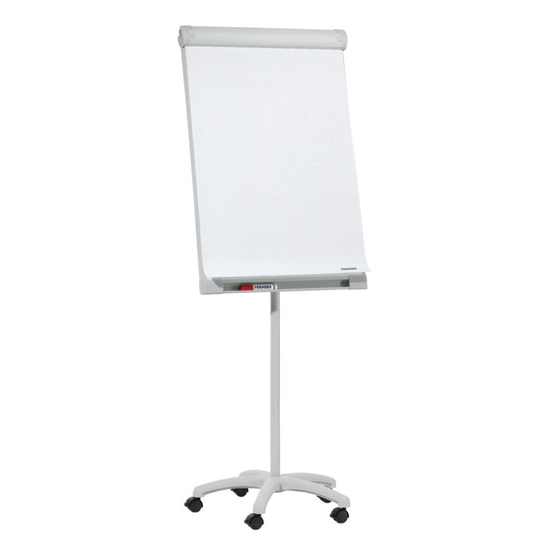 Franken Flipchart PRO Mobil FC41 – 67 × 95 cm, grau, Metall/Kunststoff