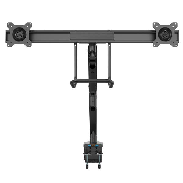 StarTech.com Dual-Monitor-Arm – Monitorarm Tischhalterung – Klemme/Durchführung – 2 Monitore – 17–32"
