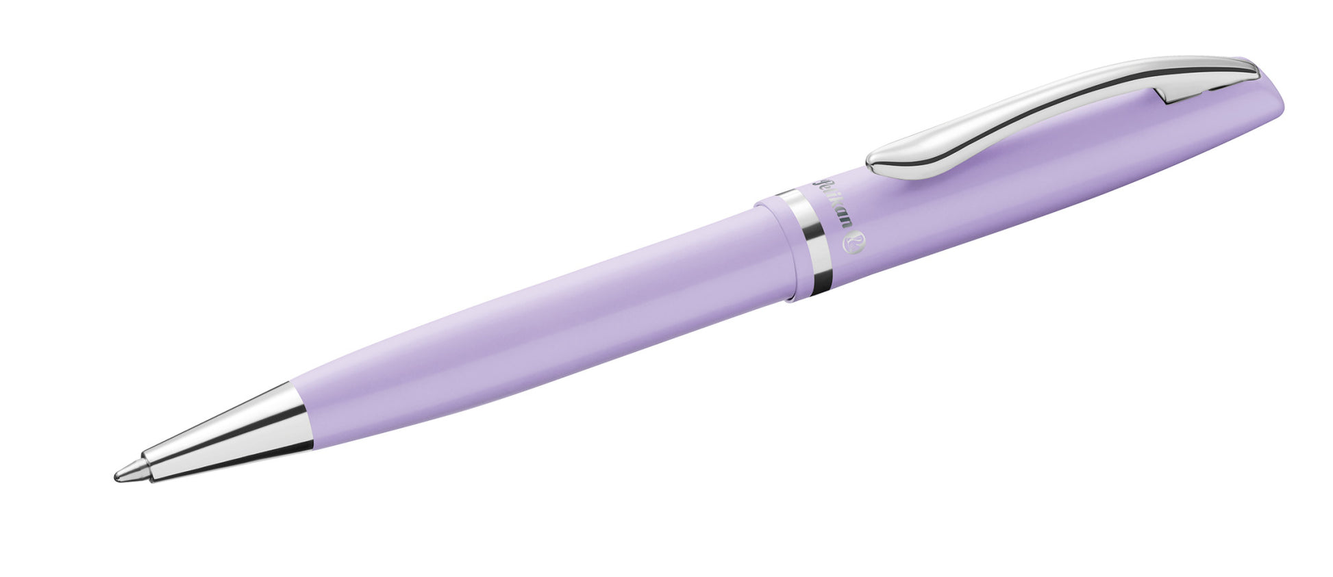 Pelikan Jazz Pastel K36 Kugelschreiber – Blau, Medium, Druck, Metall, Lavendel, dokumentenecht, nachfüllbar