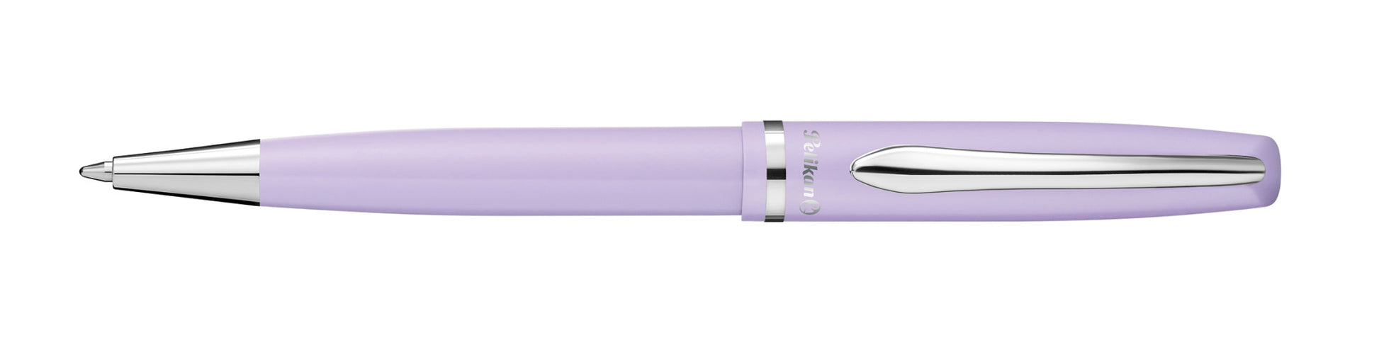 Pelikan Jazz Pastel K36 Kugelschreiber – Blau, Medium, Druck, Metall, Lavendel, dokumentenecht, nachfüllbar