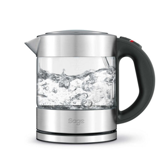 Sage Kompakter Wasserkocher – 1 l, Edelstahl/Glas