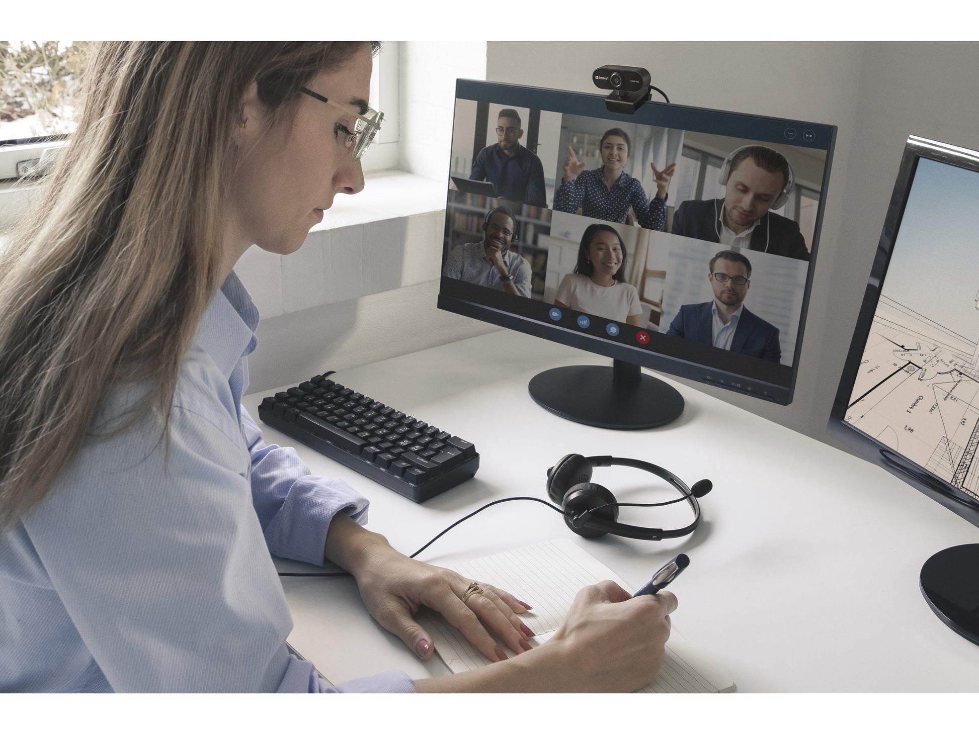 Sandberg Flex – Webcam – Full HD 1080p, USB