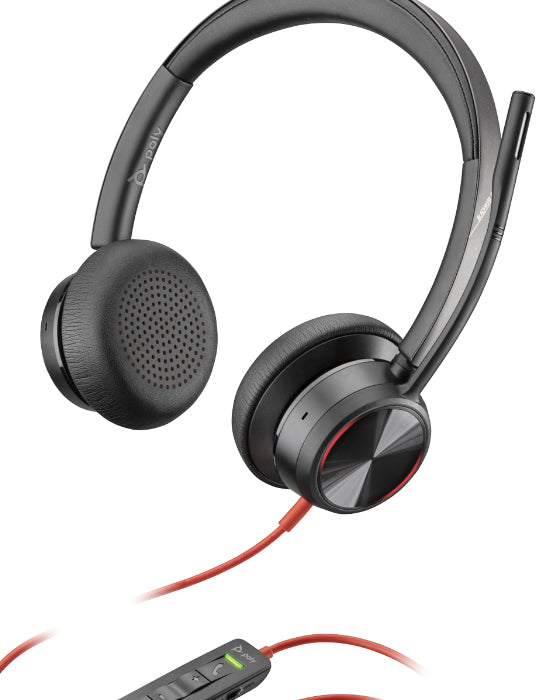 Poly Blackwire 8225 – Headset (Kopfband) – USB-C, 20 – 20'000 Hz – Schwarz