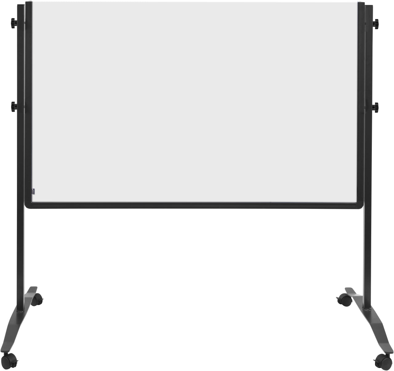 Legamaster Moderationswand Premium Plus – Papier/Karton, mit Rollen, doppelseitig – 120 × 150 cm – weiss