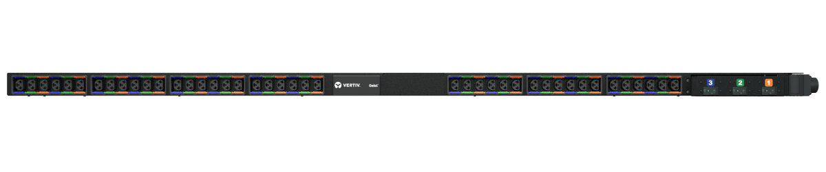 Vertiv Rack-PDU – Standard, Senkrecht 0U, 16 A 230/400 V, 42×AC-Ausgänge